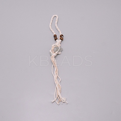 Irregular Gemstone Hanging Pendant Decoration LS-HJEW-TAC0001-10E-1