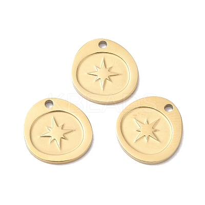 Ion Plating(IP) 316L Surgical Stainless Steel Charms STAS-H213-48G-1