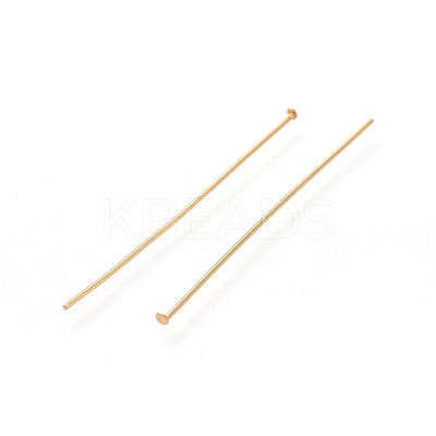304 Stainless Steel Flat Head Pins X-STAS-G205-01A-G-1