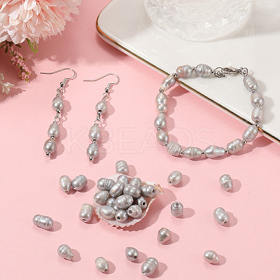 50Pcs Large Hole Pearl Beads PEAR-LT0001-09B-1