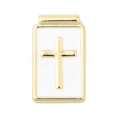 Brass Enamel Pendants KK-L262-28G-B02-1