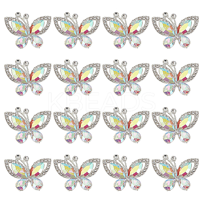 16Pcs Alloy Cabochons FIND-FG0005-01-1