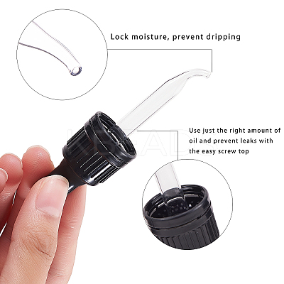 Essential Oil Bent Tip Glass Dropper TOOL-PH0017-20-1
