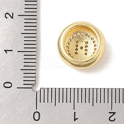 Rack Plating Brass & Cubic Zirconia Pendants KK-Z047-07G-H-RS-1