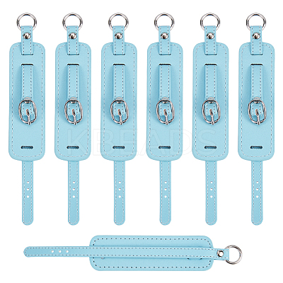 PU Leather Pendant Decorations AJEW-WH0270-193B-1
