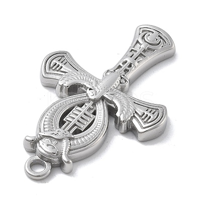 304 Stainless Steel Pendants STAS-Z121-08P-1