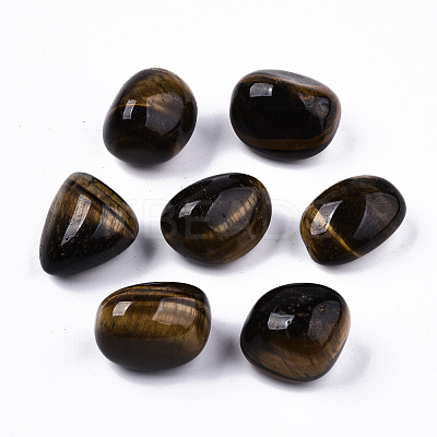Natural Tiger Eye Beads G-N332-002-1
