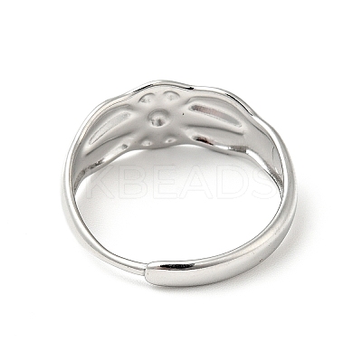 Non-Tarnish 304 Stainless Steel Sun Adjustable Ring for Men Women RJEW-I085-14P-1