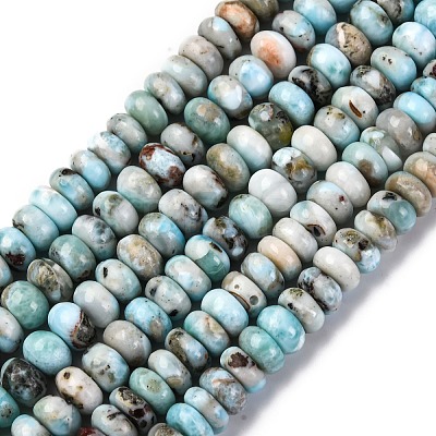 Natural Larimar Beads Strands G-H004-A01-02-1