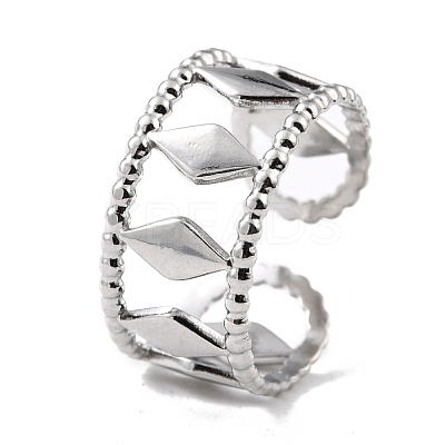 Tarnish Resistant 304 Stainless Steel Finger Rings RJEW-L102-13P-1