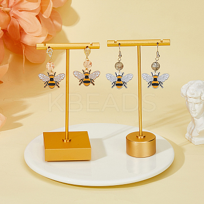 48Pcs 2 Colors Alloy Enamel Pendants ENAM-DC0001-47-1