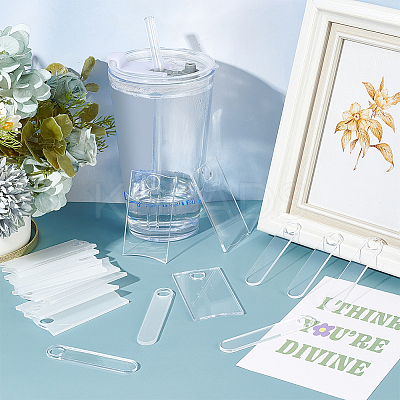 Acrylic Blanks Wine Glass Charms DIY-WH0578-03-1