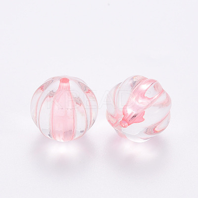 Transparent Acrylic Beads TACR-S154-19A-26-1