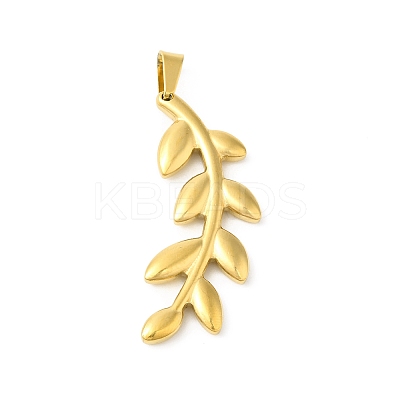 PVD Vacuum Plating 304 Stainless Steel Pendants STAS-D052-02G-1