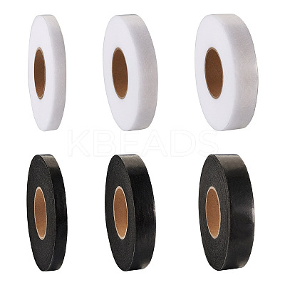 6Rolls 6 Style Non-woven Fabrics Polyamide Double-sided Hot Melt Adhesive Film DIY-CD0001-43-1