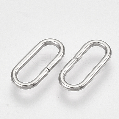 Non-Tarnish 304 Stainless Steel Linking Rings STAS-S079-83A-1