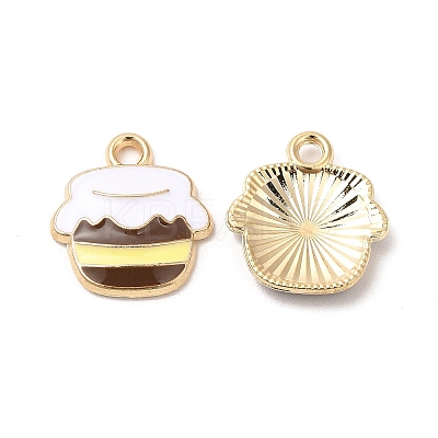 Alloy Enamel Pendants ENAM-C005-16G-1