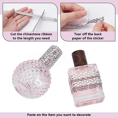 Glass Hotfix Rhinestone DIY-WH0622-549B-1