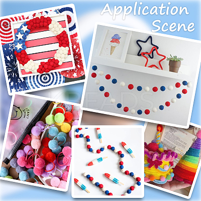 900Pcs 3 Colors DIY Doll Craft AJEW-SC0003-94-1