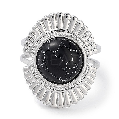 Ion Plating(IP) 304 Stainless Steel Ring RJEW-B059-07P-05-1