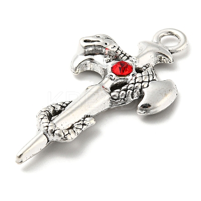 Alloy with Rhinestone Big Pendant FIND-Z015-01AS-1