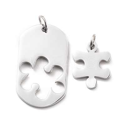 Non-Tarnish 304 Stainless Steel Pendants Set STAS-D179-10P-1