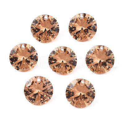 Cubic Zirconia Charms ZIRC-N033-A-06-1
