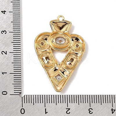 304 Stainless Steel Rhinestone Pendants SA-CBAA9A2-01G-01-1