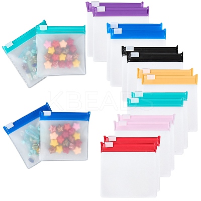 35Pcs 7 Colors EVA Plastic Zip-lock Bags ABAG-SP0001-18A-1