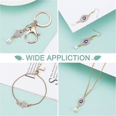 60Pcs 2 Style Light Gold Plated Alloy Links Connectors ENAM-NB0001-51-1