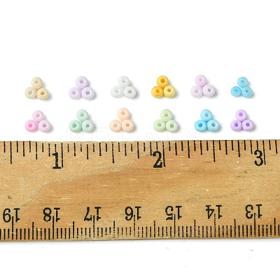 60G 12 Colors 8/0 Opaque Glass Seed Beads SEED-FS0001-28-1
