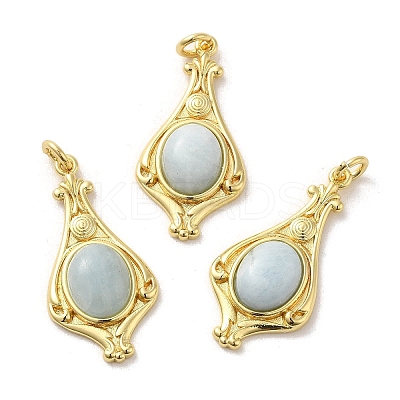 Natural Mixed Stone Pendants G-C096-03G-1