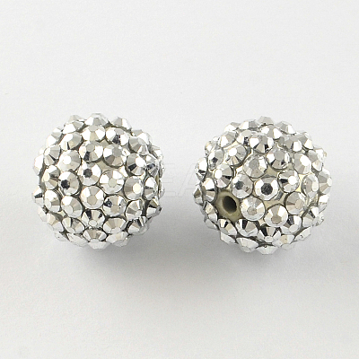 Resin Rhinestone Beads RESI-S315-12x14-15-1