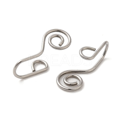 Non-Tarnish 316 Surgical Stainless Steel Clip on Nose Rings STAS-P336-09D-P-1