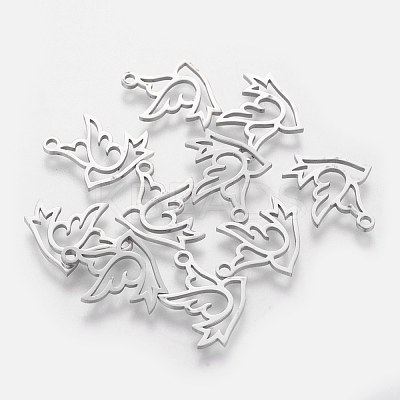Non-Tarnish 201 Stainless Steel Pendants STAS-S105-T208-1