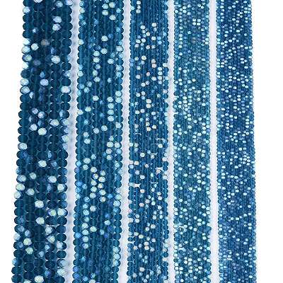 Transparent Glass Beads Strands EGLA-A044-T8mm-MB27-1