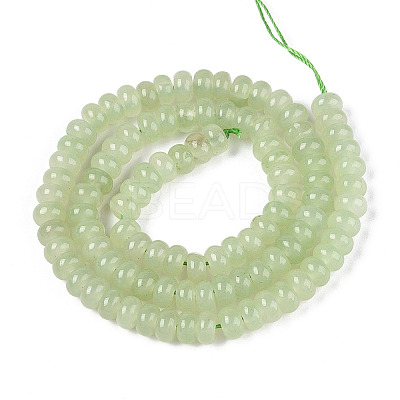Dyed Natural White Jade Beads Strands X-G-T139-59A-13-1
