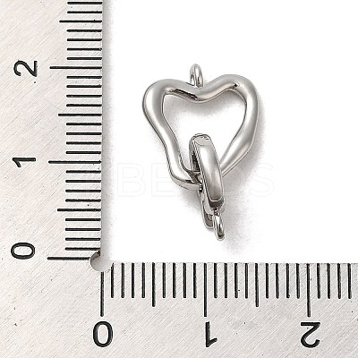 Brass Fold Over Clasps KK-M270-17P-1