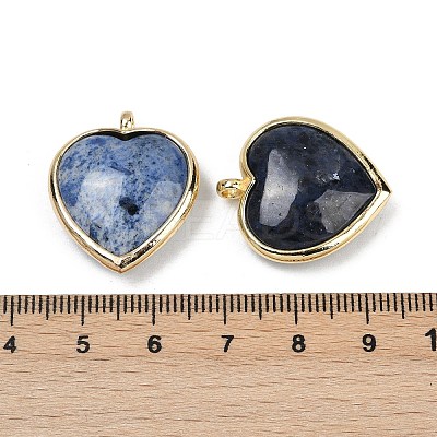 Natural Dumortierite Pendants G-K347-10G-07-1
