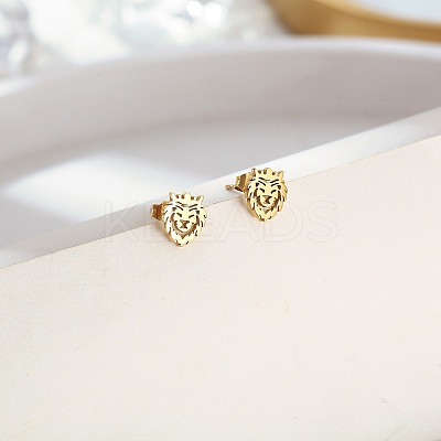 304 Stainless Steel Stud Earrings for Women FU7169-1-1