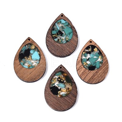 Wood & Resin Pendant WOOD-H104-23-05-1