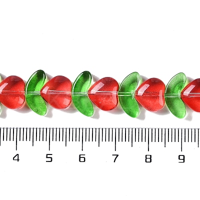 Transparent Glass Beads Strands GLAA-B021-04C-1