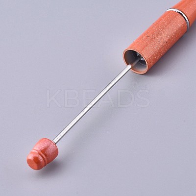 Plastic Beadable Pens AJEW-L082-A09-1