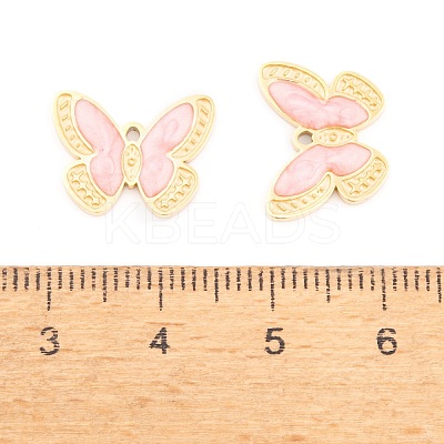 Ion Plating(IP) 304 Stainless Steel Charms STAS-O007-01G-1