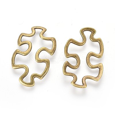 Tibetan Style Alloy Linking Rings X-TIBE-3558-AB-FF-1