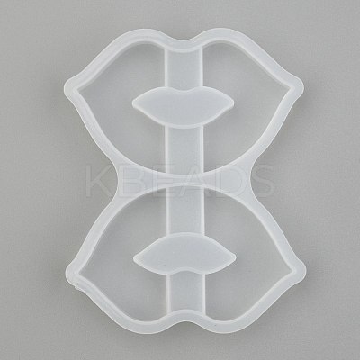 Lip Straw Topper Silicone Molds Decoration DIY-J003-12-1