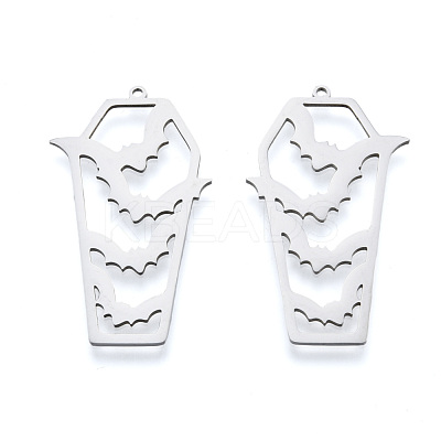 Non-Tarnish Halloween 201 Stainless Steel Pendants STAS-N090-LA978-1-1