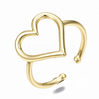 Brass Cuff Rings LS-RJEW-N035-040-NF-1
