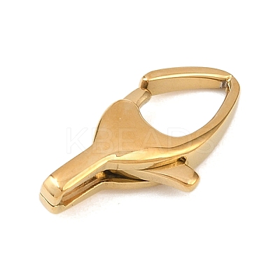 316 Stainless Steel Lobster Claw Clasps STAS-C154-02C-G-1