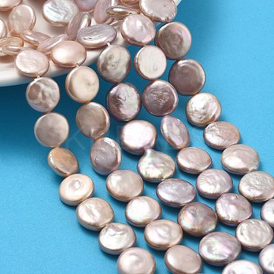Natural Baroque Keshi Pearl Beads Strands PEAR-P064-18A-02B-1